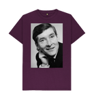 Purple Printed T-shirt Front