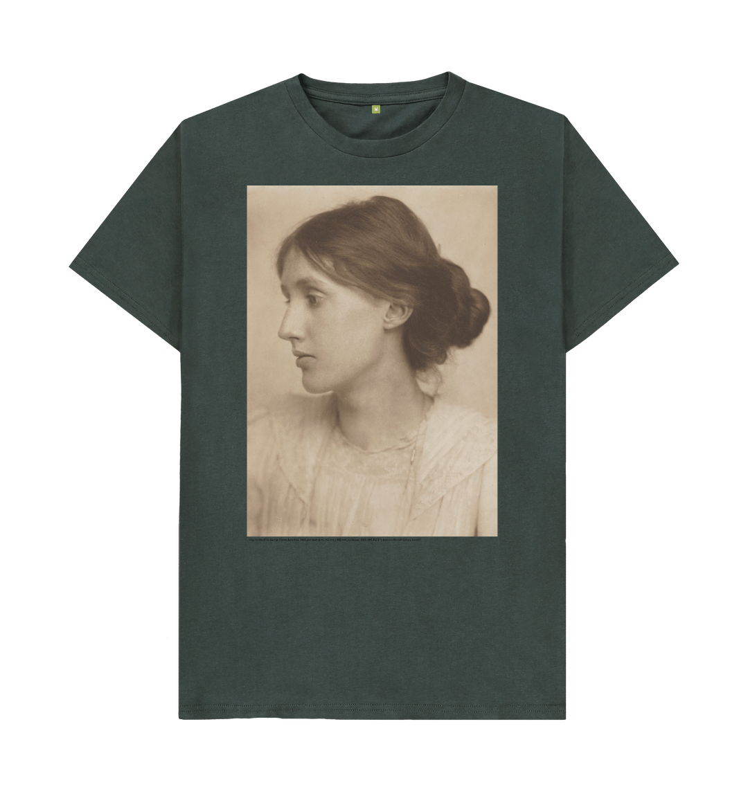 Dark grey printed t shirt front