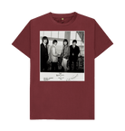 Red Wine Printed T-shirt Front