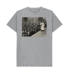 Athletic Grey Printed T-shirt Front