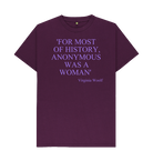 Purple Printed T-shirt Front