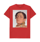 Red Printed T-shirt Front