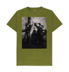 Moss Green Printed T-shirt Front