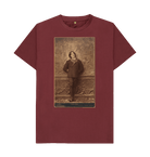 Red Wine Printed T-shirt Front