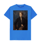 Bright Blue Printed T-shirt Front