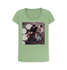 Sage Printed T-shirt Front