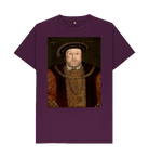 Purple Printed T-shirt Front