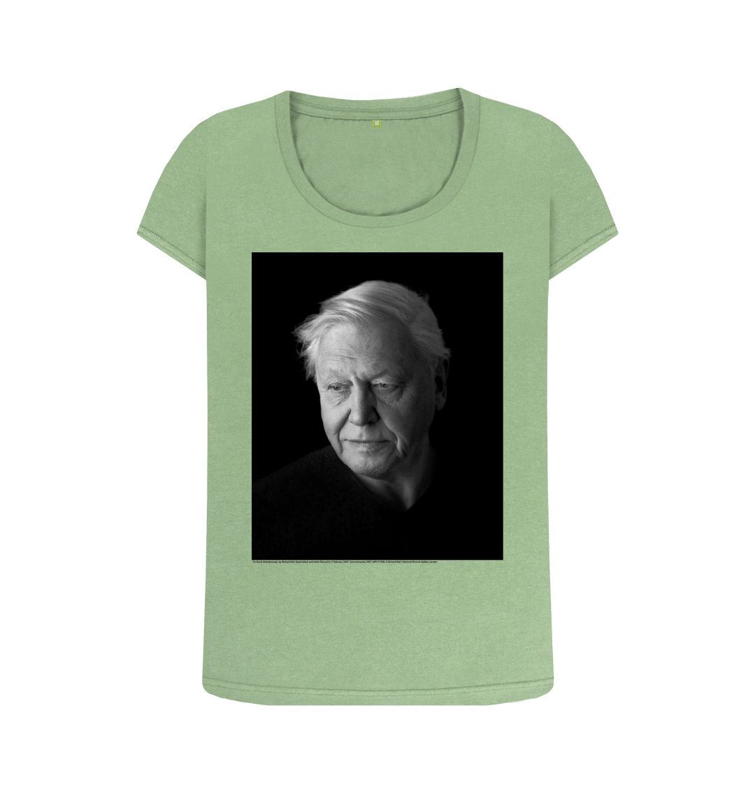 Sage printed t shirt front
