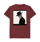 Red Wine Printed T-shirt Front