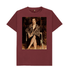 Red Wine Printed T-shirt Front