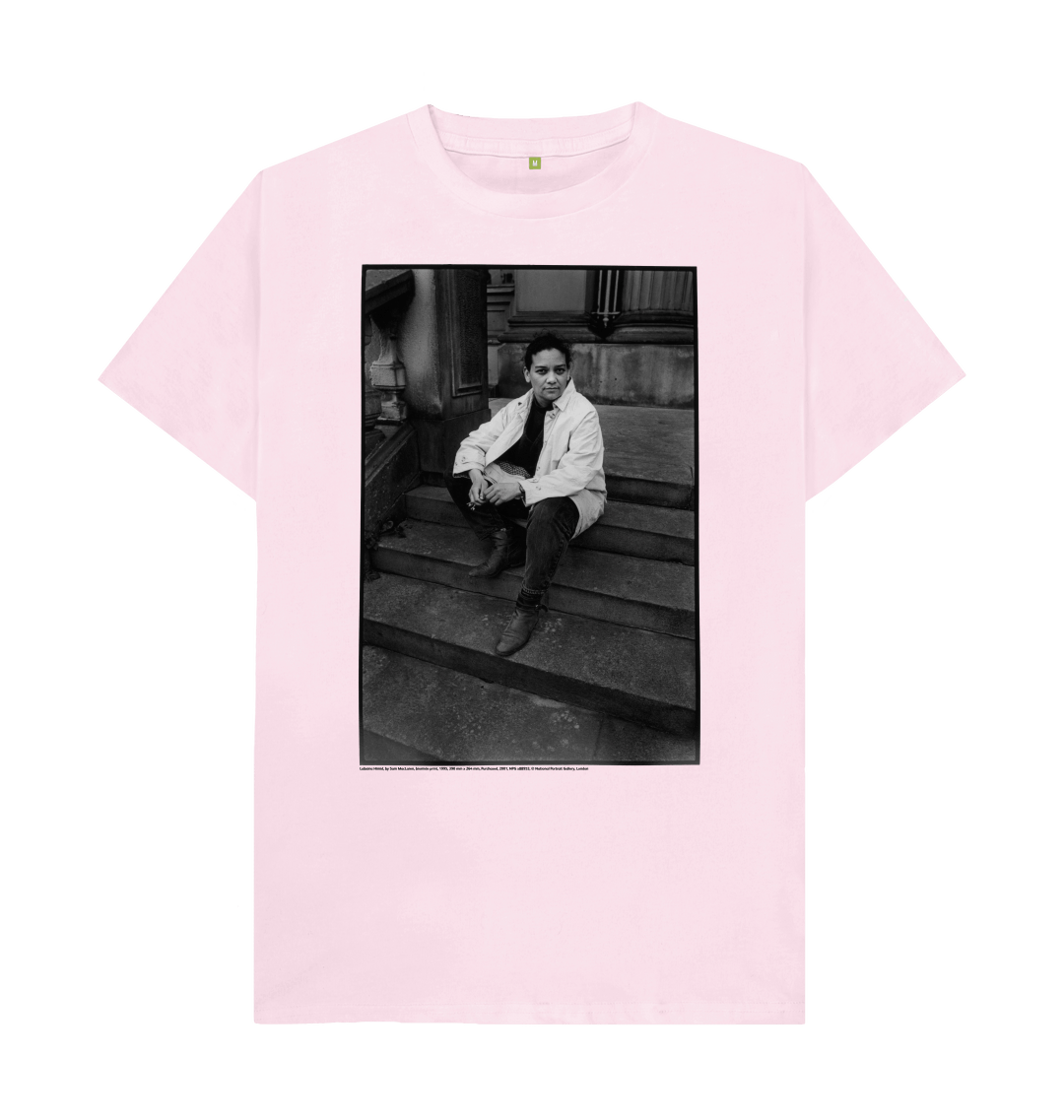 Pink printed t shirt front