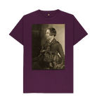 Purple Printed T-shirt Front