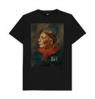 Black Printed T-shirt Front