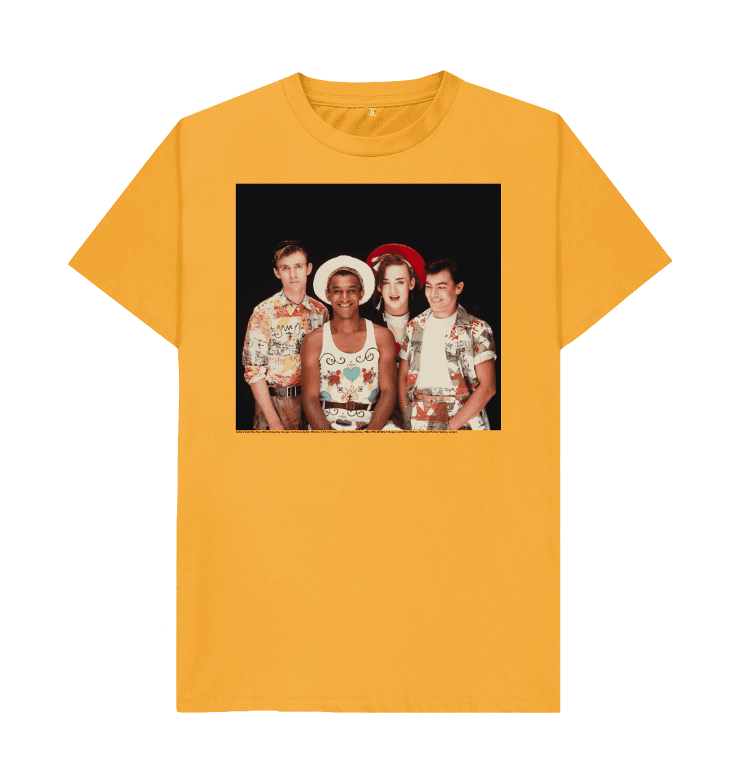 Mustard printed t shirt front