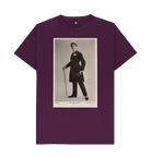 Purple Printed T-shirt Front
