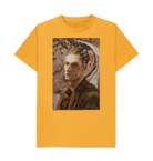 Mustard Printed T-shirt Front