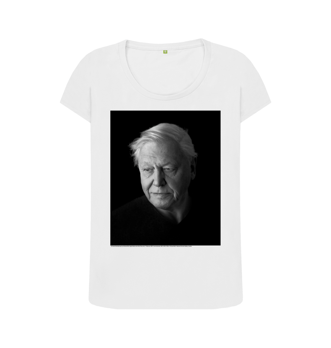 White printed t shirt front