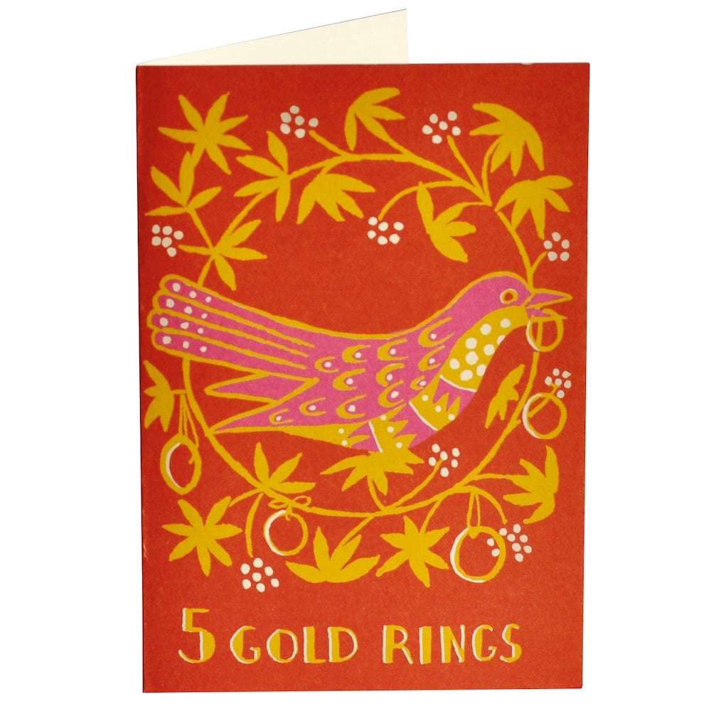 5 gold rings cards pack