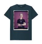 Denim Blue Printed T-shirt Front