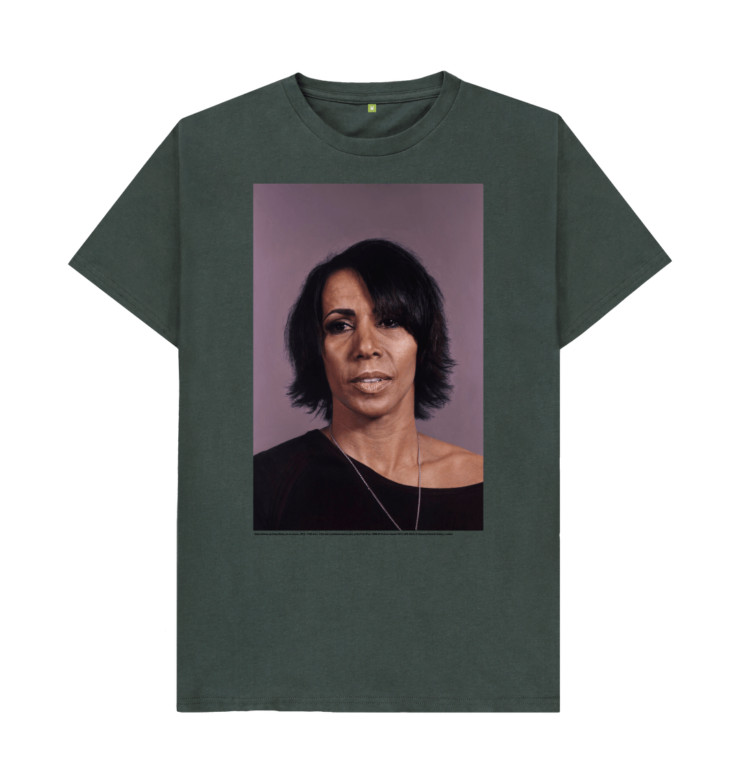 Dark grey printed t shirt front