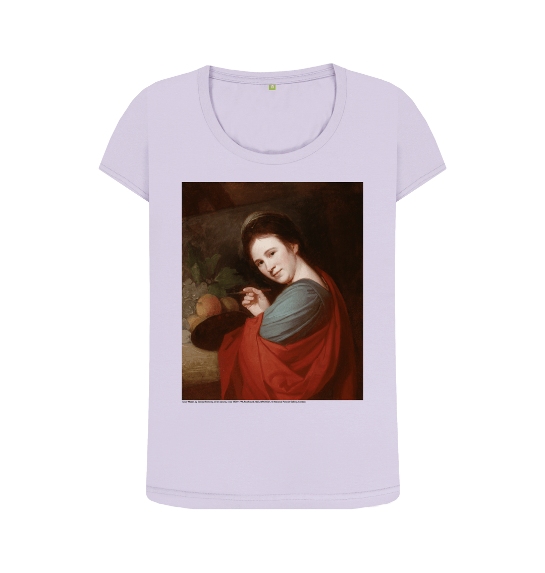 Violet printed t shirt front