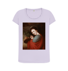 Violet Printed T-shirt Front