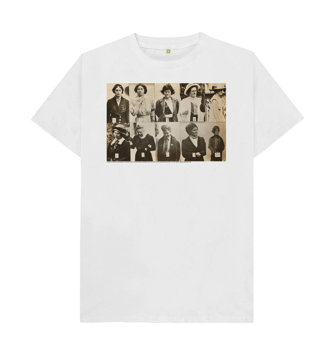 White printed t shirt front