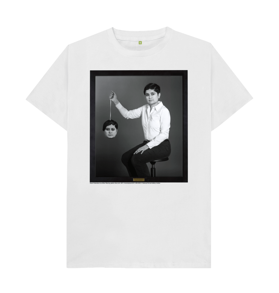 White printed t shirt front