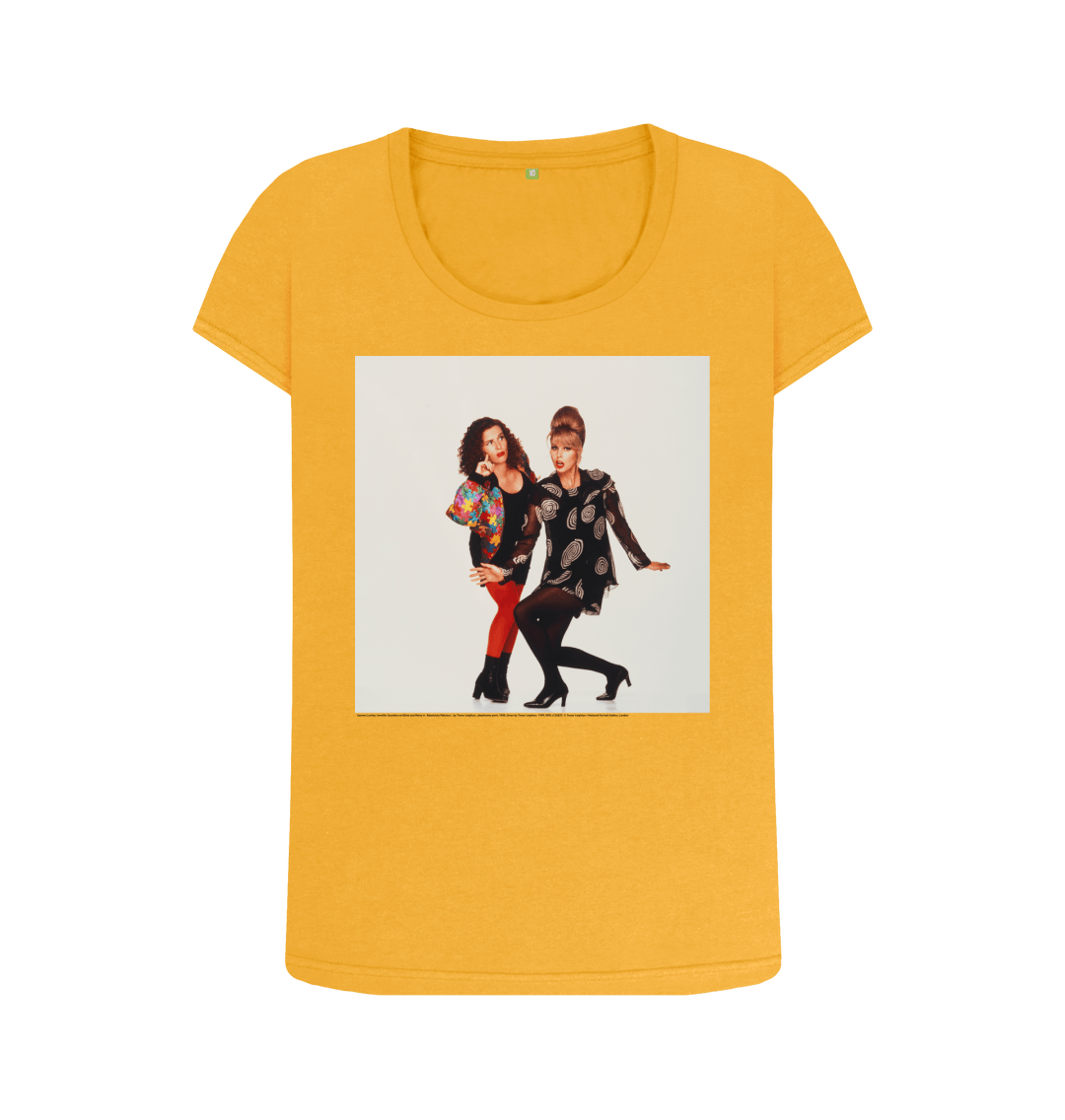Mustard printed t shirt front