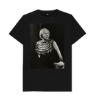 Black Printed T-shirt Front