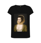 Black Printed T-shirt Front