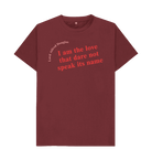 Red Wine Printed T-shirt Front