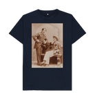 Navy Blue Printed T-shirt Front