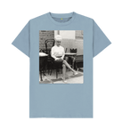 Stone Blue Printed T-shirt Front