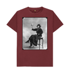 Red Wine Printed T-shirt Front