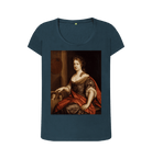 Denim Blue Printed T-shirt Front