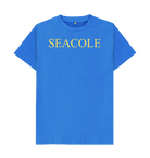 Bright Blue Printed T-shirt Front