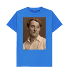 Bright Blue Printed T-shirt Front