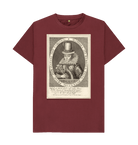 Red Wine Printed T-shirt Front