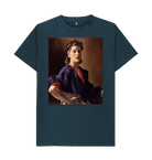 Denim Blue Printed T-shirt Front