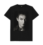 Black Printed T-shirt Front