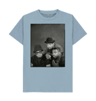 Stone Blue Printed T-shirt Front