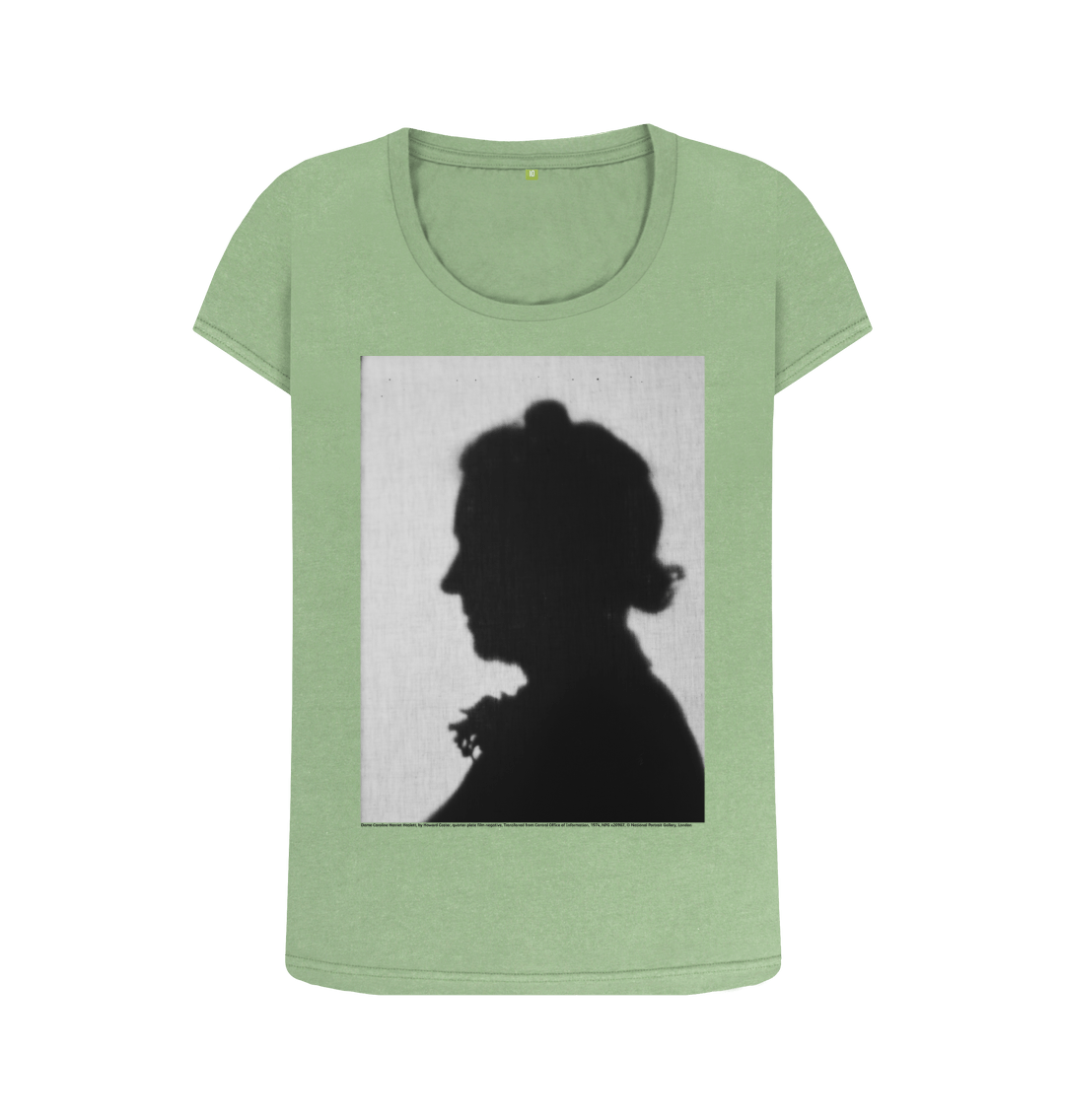 Sage printed t shirt front