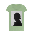 Sage Printed T-shirt Front