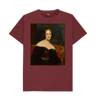 Red Wine Printed T-shirt Front