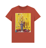 Rust Angels (Burning Candles) by Yevonde  Unisex Crew Neck T-shirt