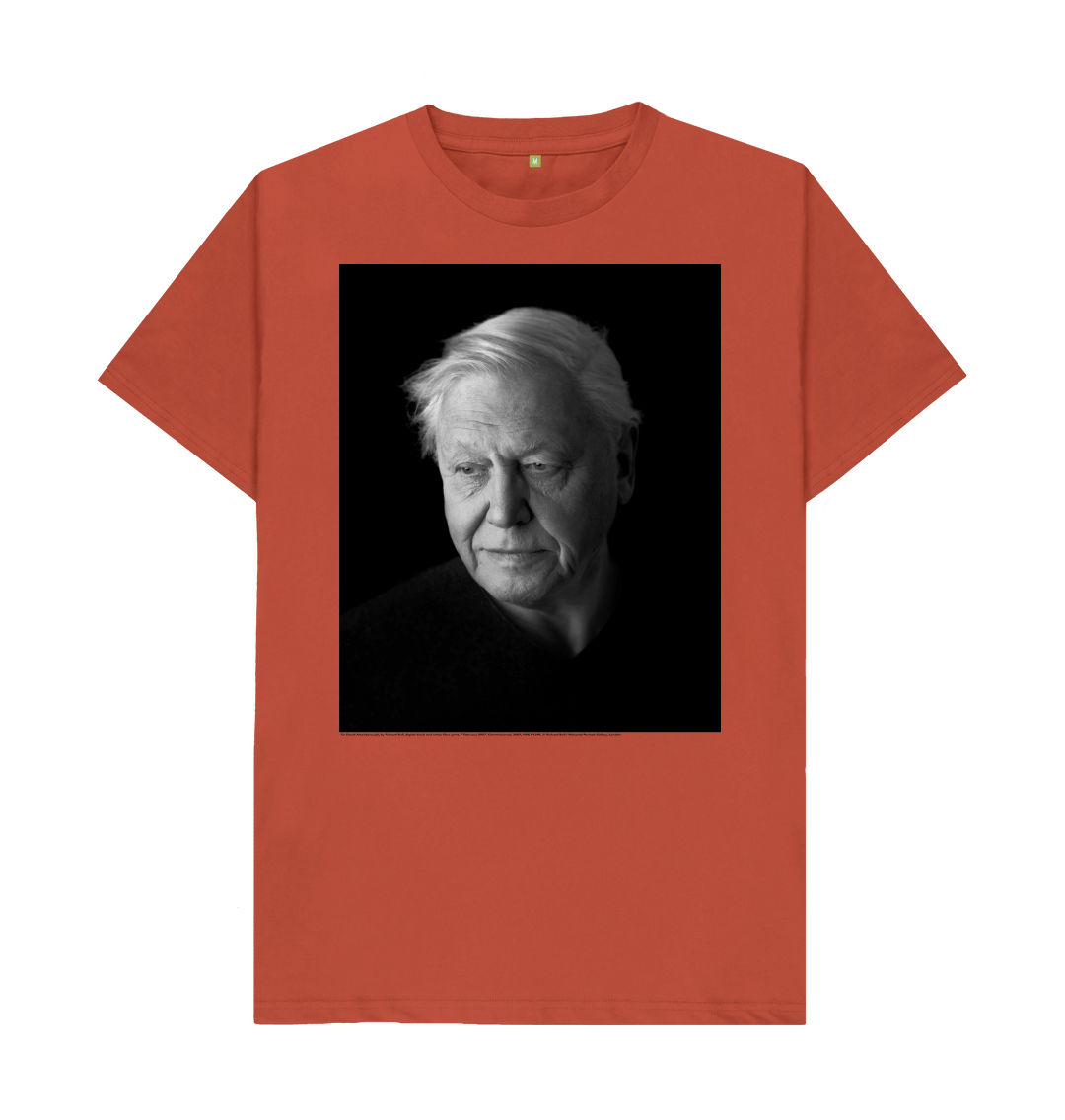Rust printed t shirt front