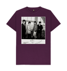 Purple Printed T-shirt Front