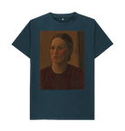 Denim Blue Printed T-shirt Front