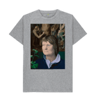 Athletic Grey Printed T-shirt Front
